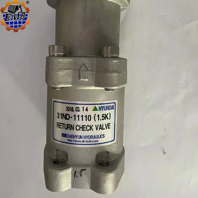 মূল 31ND-11110 হুইন্ডাই চেক ভালভ Assy জন্য R500/520 Excavator