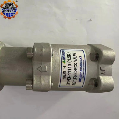 মূল 31ND-11110 হুইন্ডাই চেক ভালভ Assy জন্য R500/520 Excavator